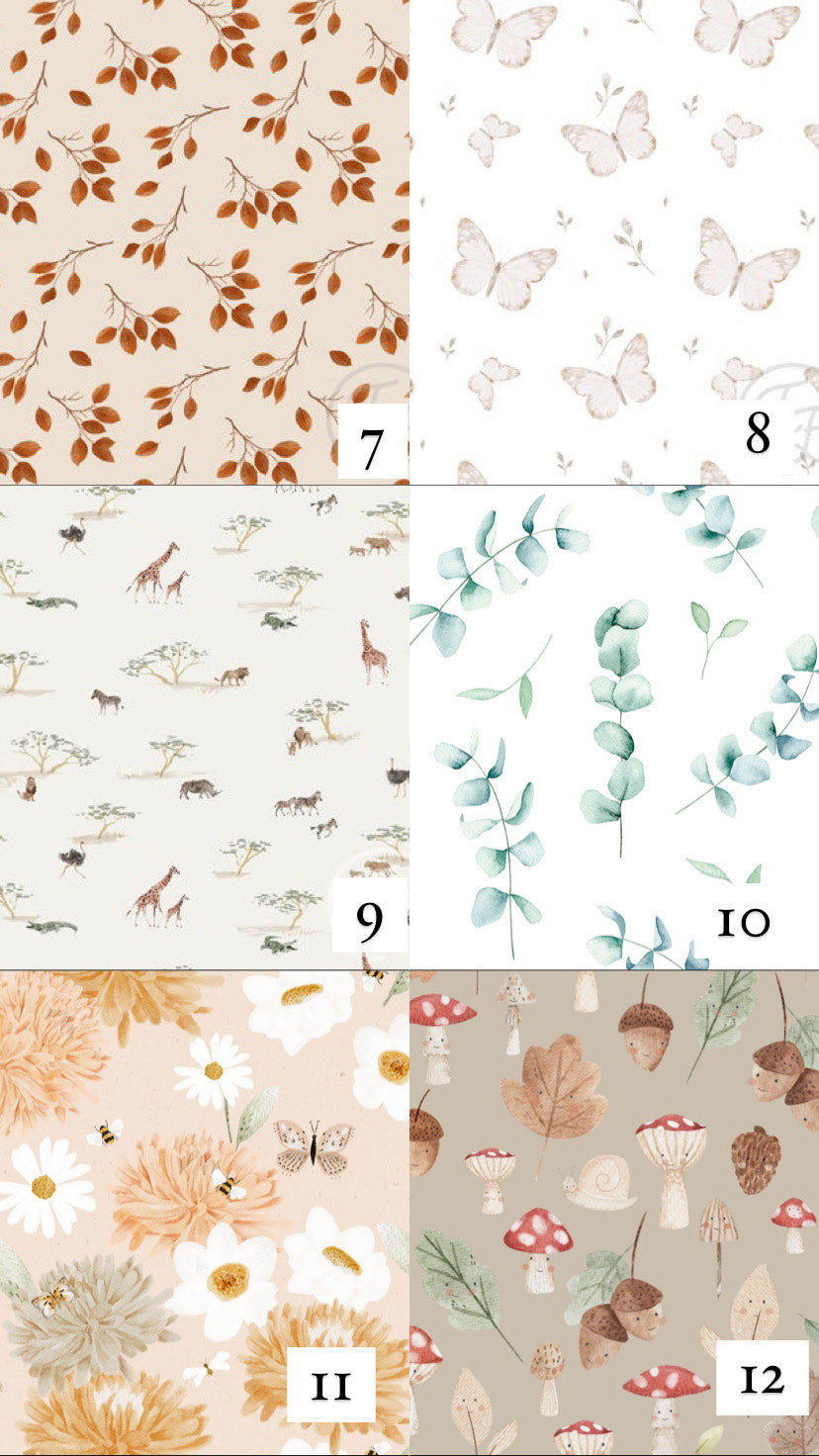 Protector de cuna (elige estampado)