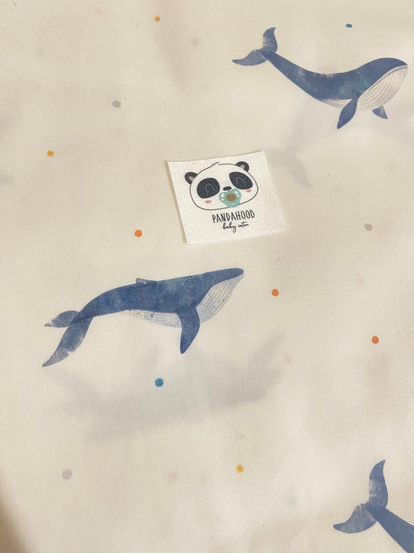Manta Organic Ballena Topitos