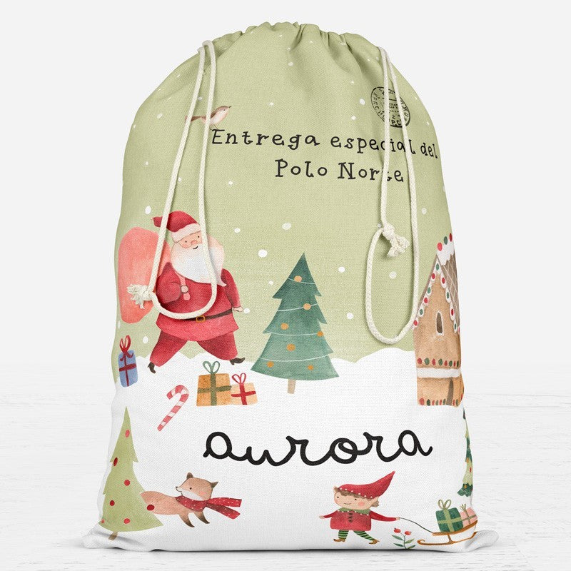 Saco Sweet Christmas Verde