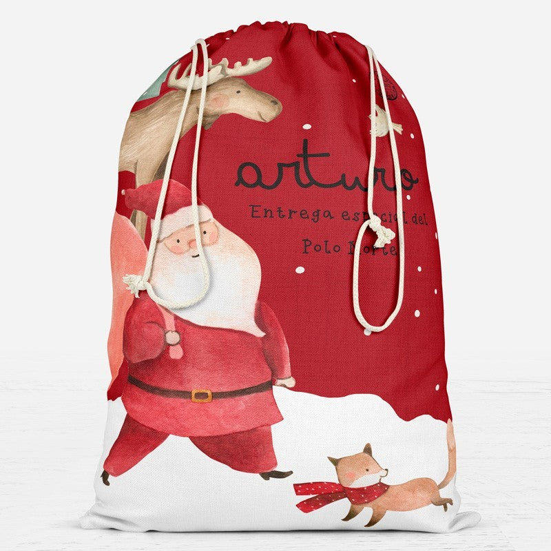 Saco Sweet Christmas Rojo