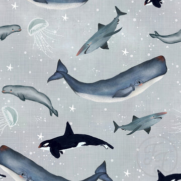 Manta Organic Animales Marinos